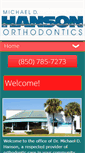 Mobile Screenshot of hansonorthodontics.com